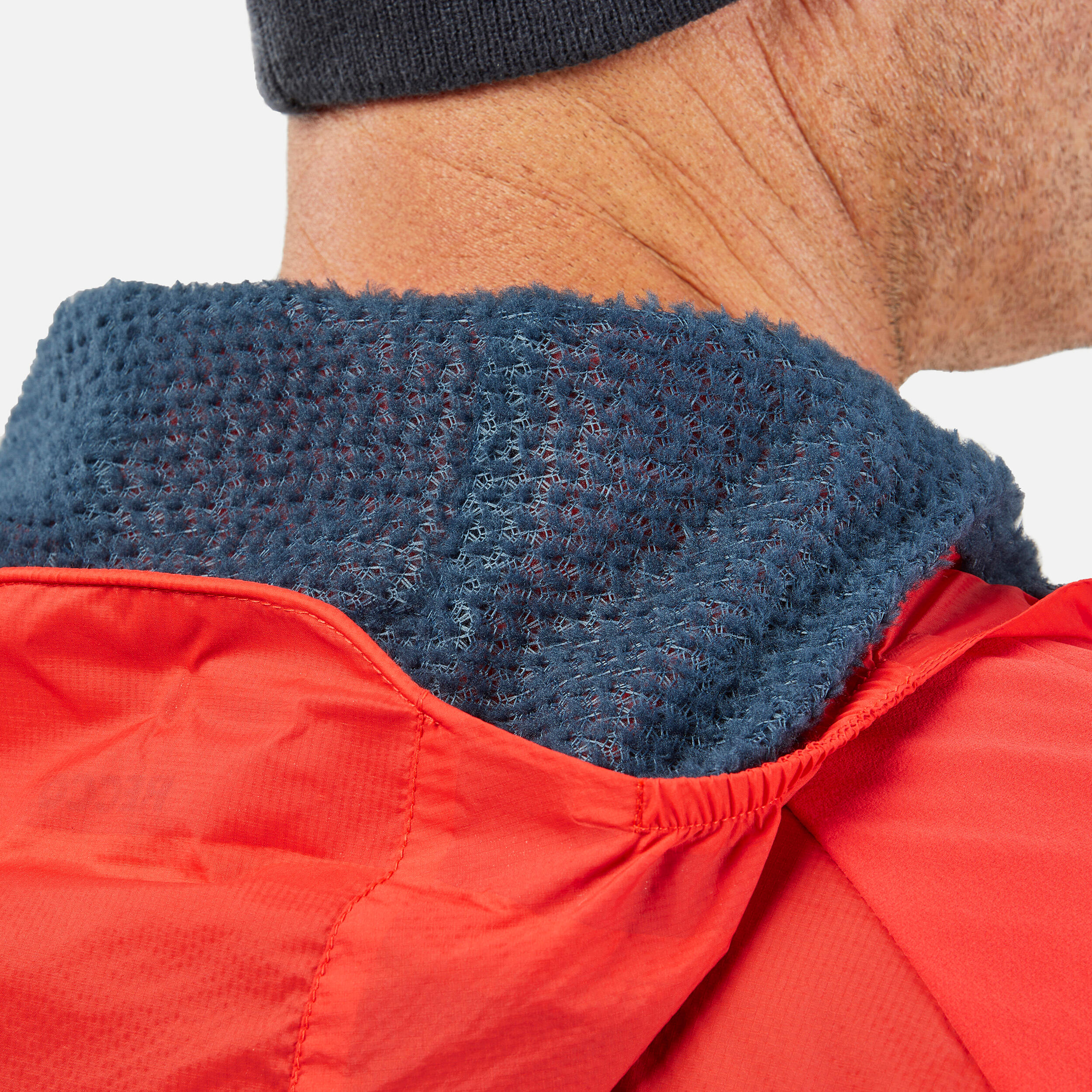 GILET DA SCI ALPINISMO PACER A MANICHE CORTE DA UOMO - ROSSO E BLU NAVY