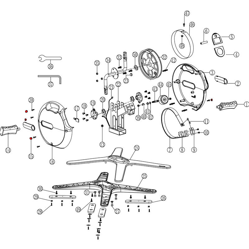 AFDEKKAPJES MINIBIKE X4