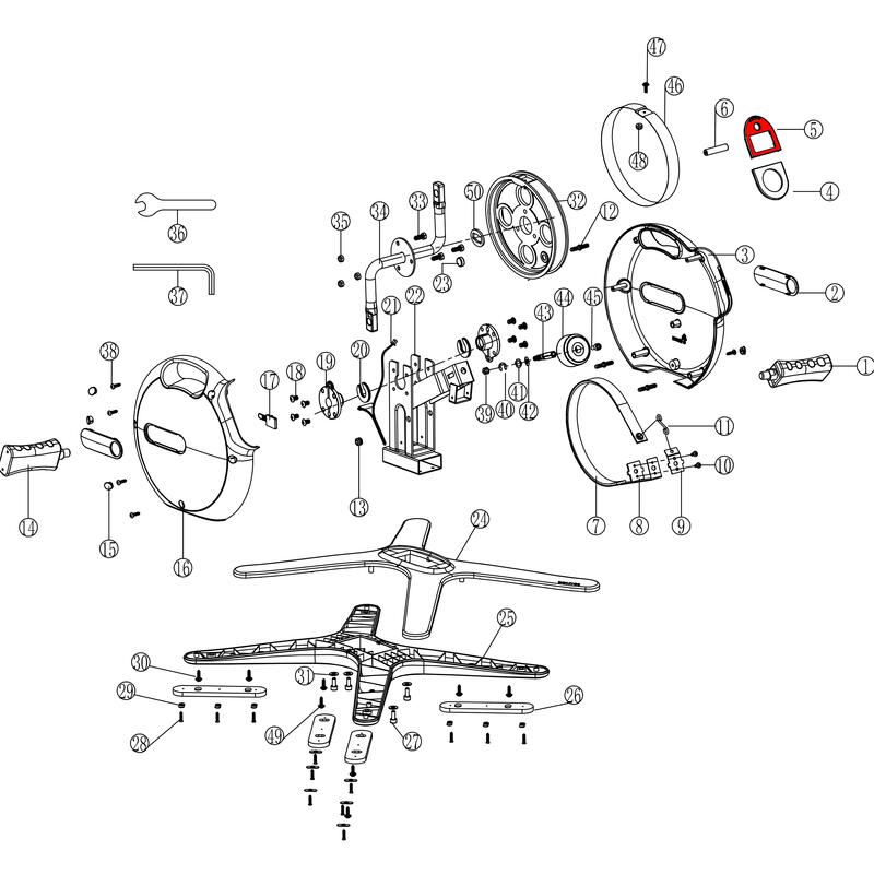 CONSOLA DE MINI BIKE (PEÇA DE SUBSTITUIÇÃO)