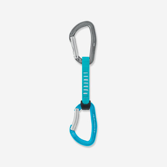 Rinvio arrampicata Petzl Djinn Axess 11cm azzurro