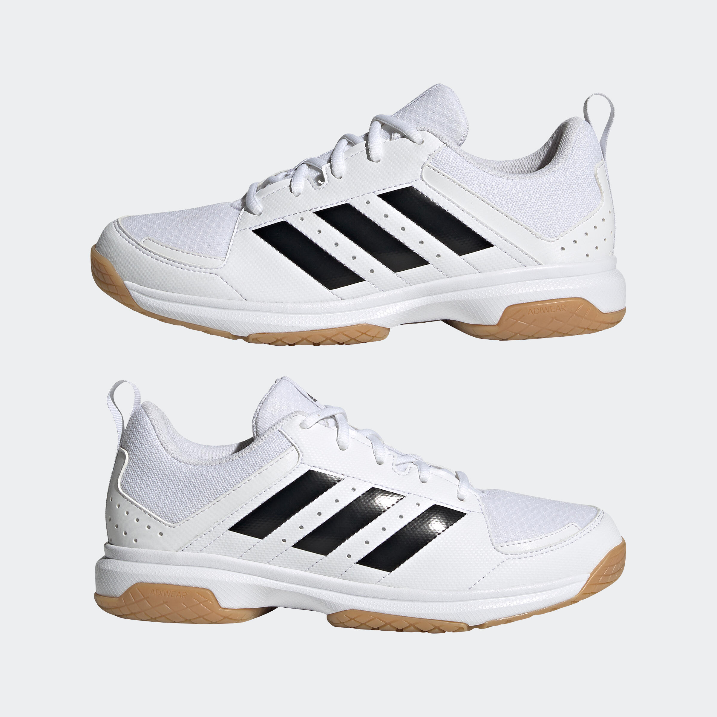 Chaussures de handball Homme/Femme - ADIDAS LIGRA blanc 4/9