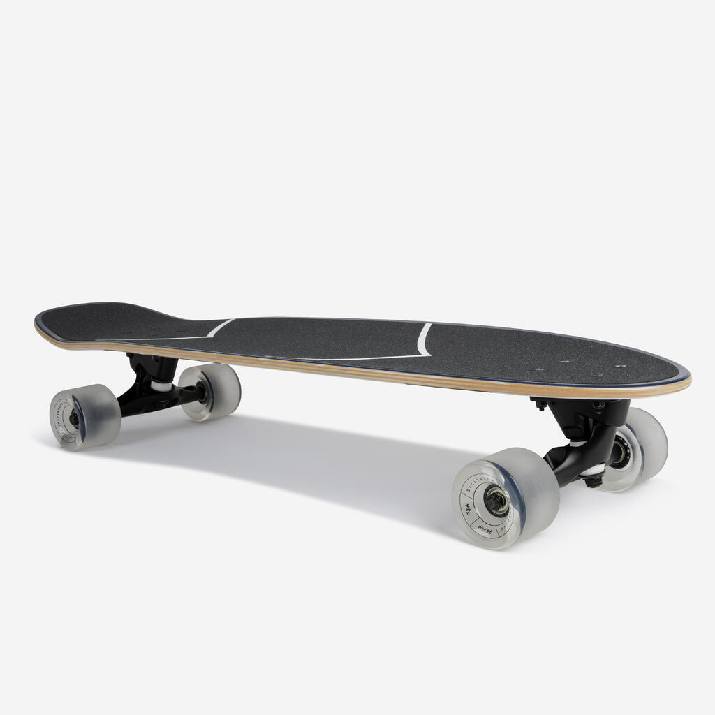 Longboard Surf Cruiser Skateboard 33'' - Natura blau