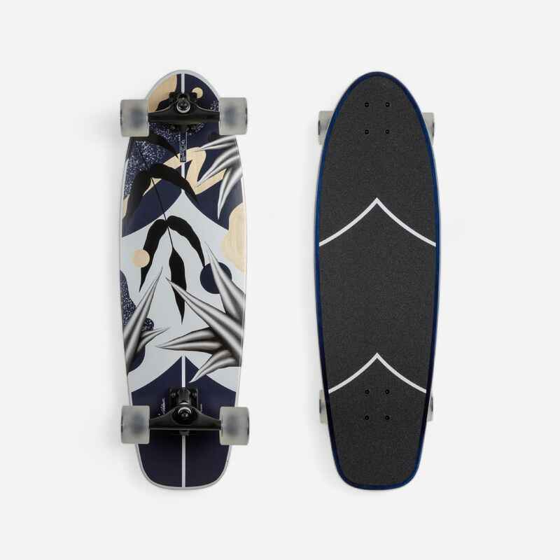 33" Longboard Surfskate Cruising - Natura Blue