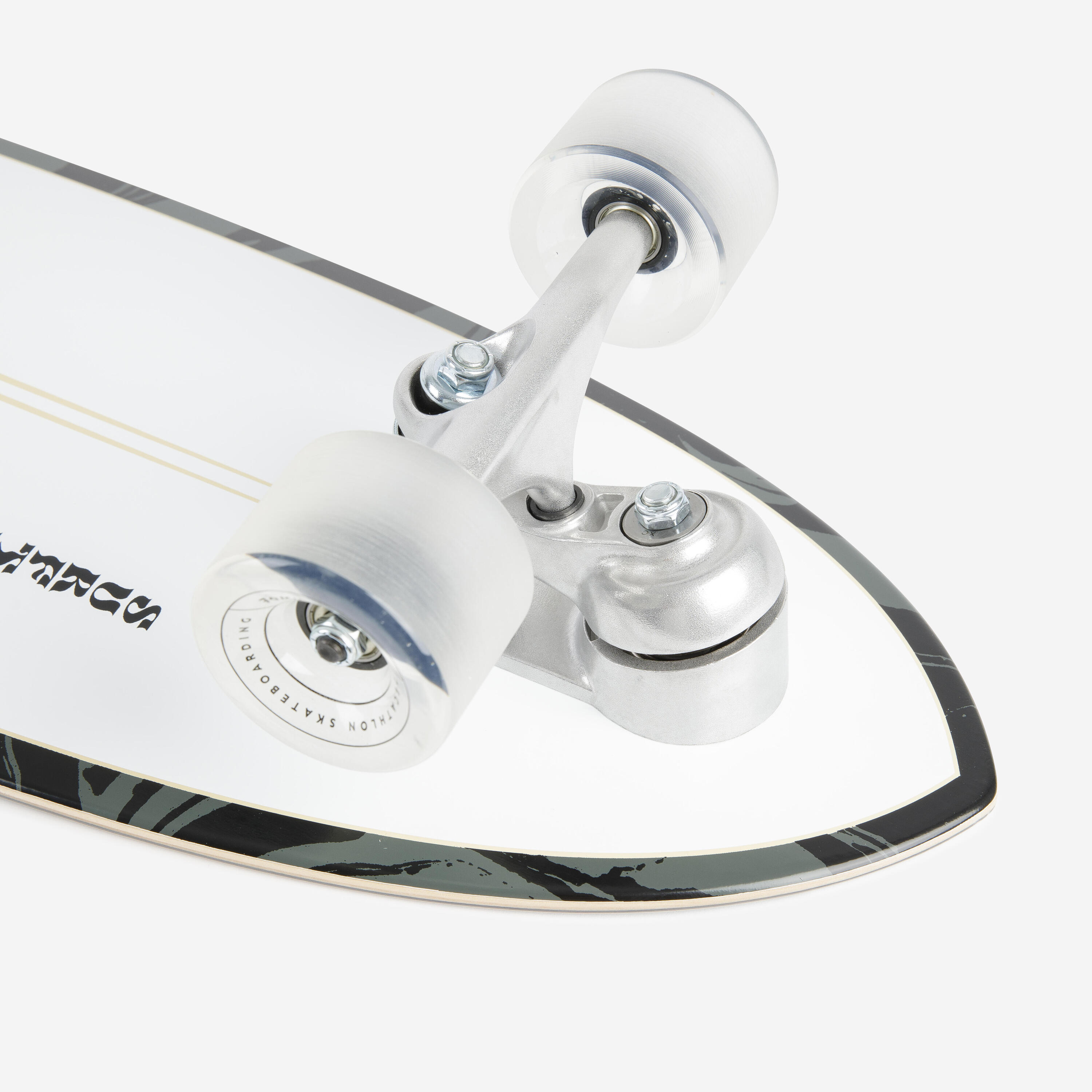 LONGBOARD SURFSKATE SURFTRAINING 34" WHITE OIL 5/20