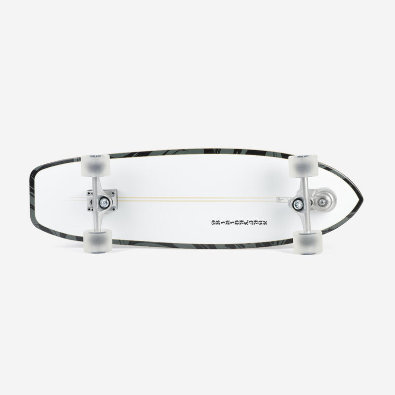 LONGBOARD SURFSKATE SURFTRAINING 34" WHITE OIL