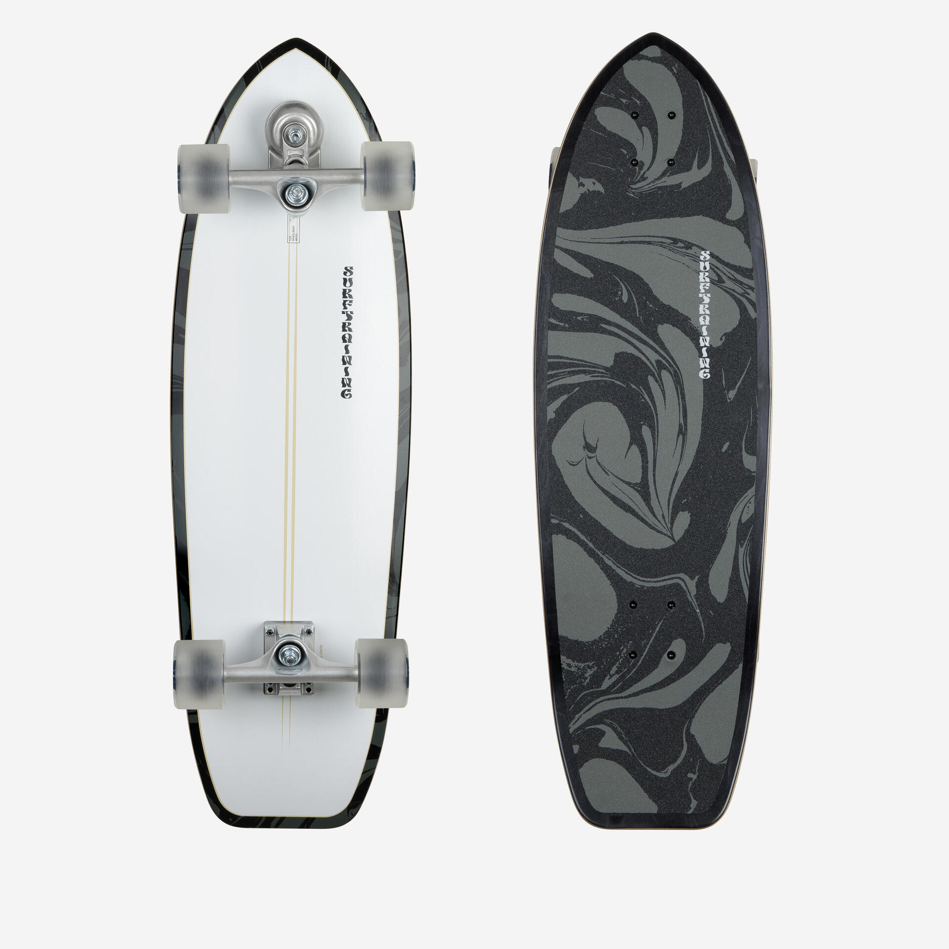 Paire D'axes (trucks) De Skateboard En Alliage D'aluminium, 23cm X 12cm, Noirs, Génériques