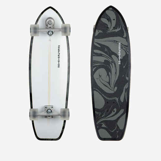 
      Longboard Surfskate Surftraining 34" - White Oil
  