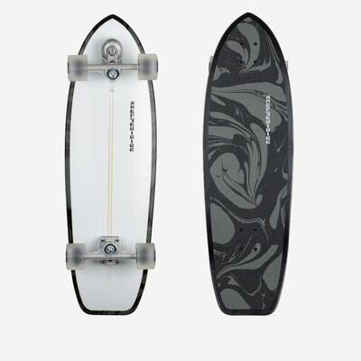 Longboard surfskate surftraining WHITE OIL