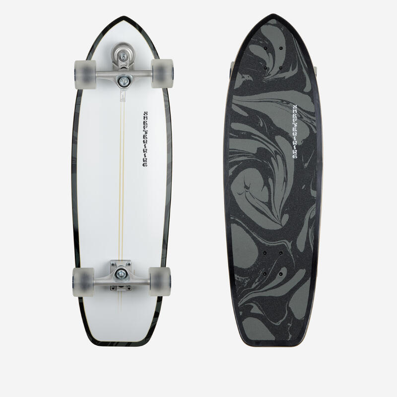 Longboard surfskate · Surftraining 34" White Oil
