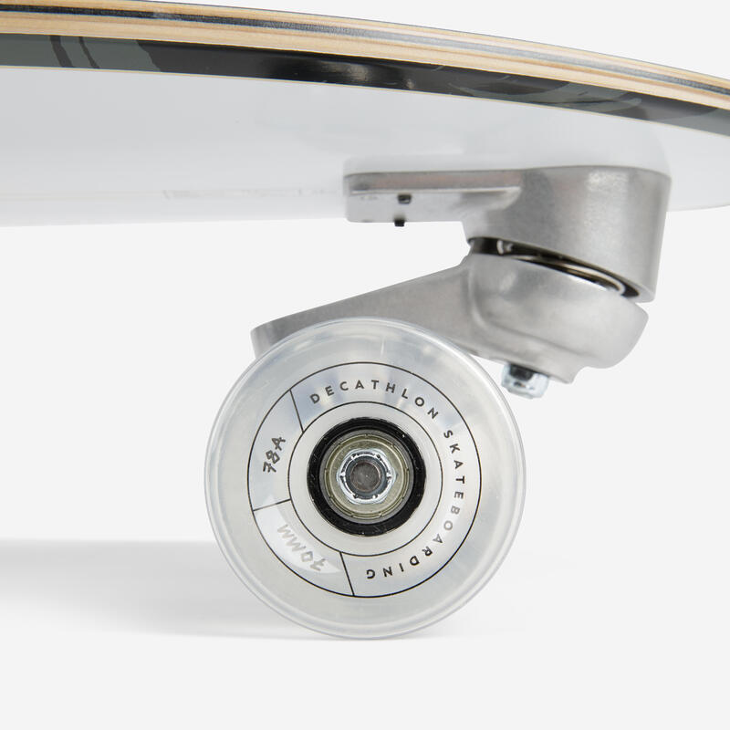 Longboard Surfskate Surftraining - 34" - Beyaz