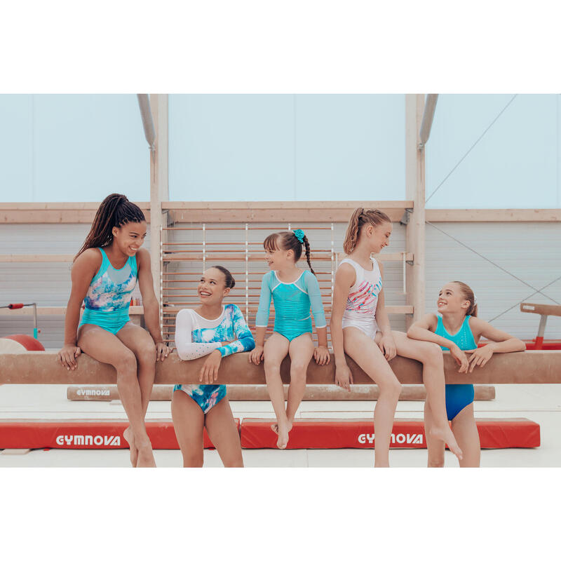 Elastic de păr cu paiete gimnastică Turcoaz Damă