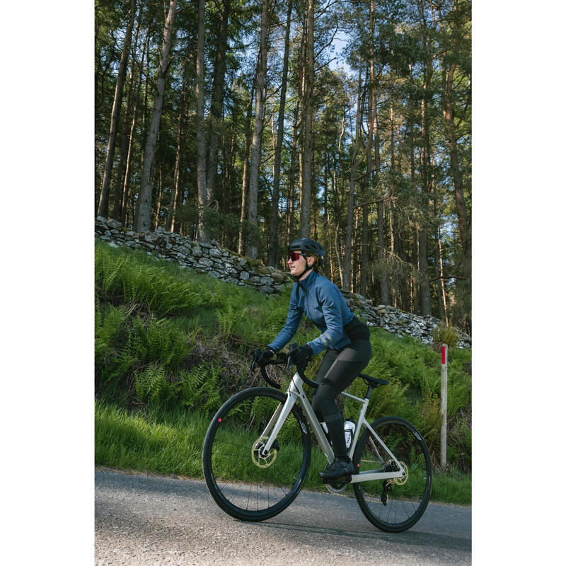 Winter fietsjas voor dames Endurance leiblauw