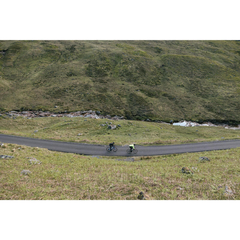 CASACO DE INVERNO DE BICICLETA DE ESTRADA HOMEM RACER AMARELO