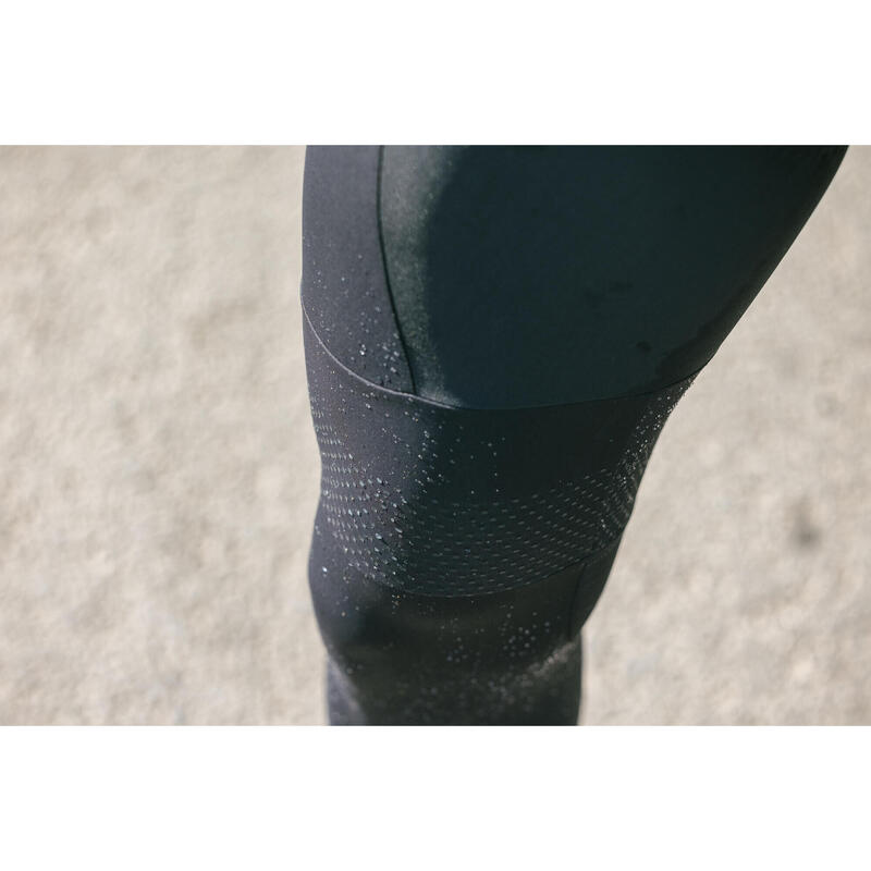 Culotte ciclismo carretera largo invierno hombre Van Rysel race negro