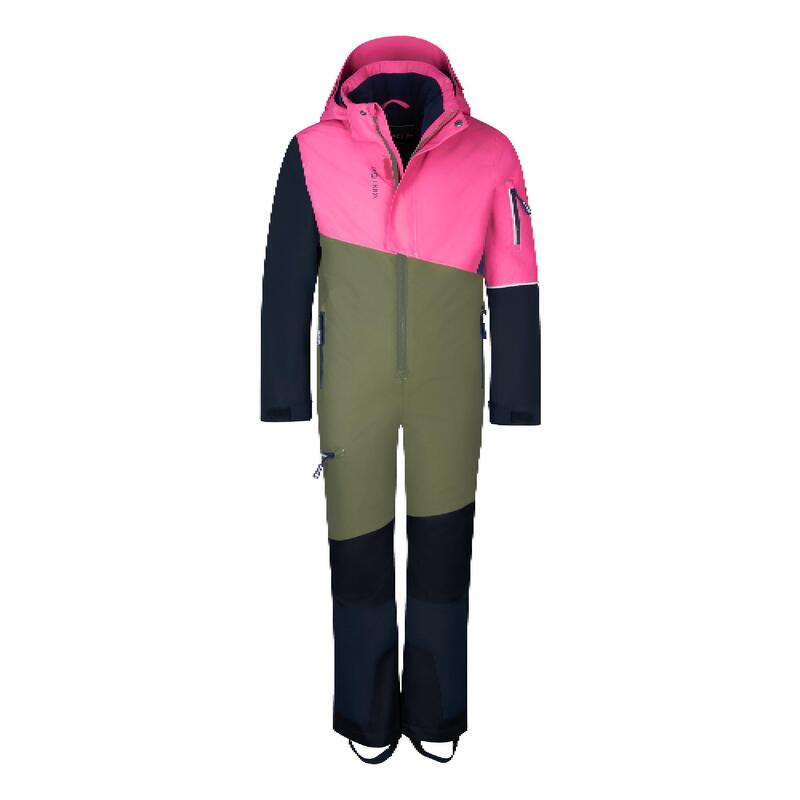 Schneeanzug Hallingdal light Magenta, Olive, dark navy