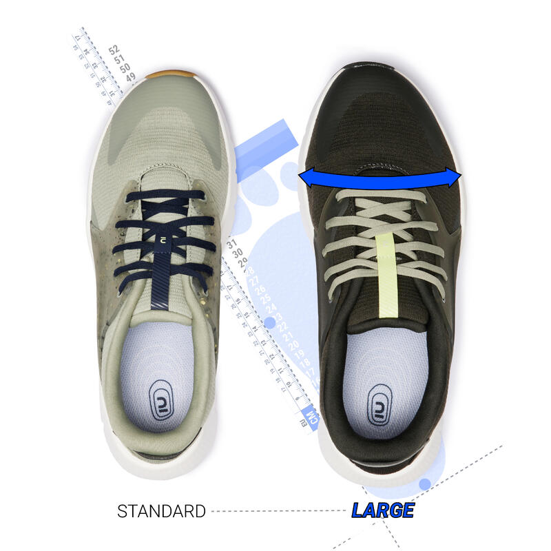 Walking Schuhe Sneaker Herren Standard - SW500.1 khakigrün