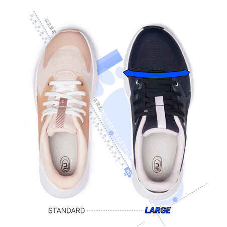 Women's standard walking trainers SW500.1 - Pink