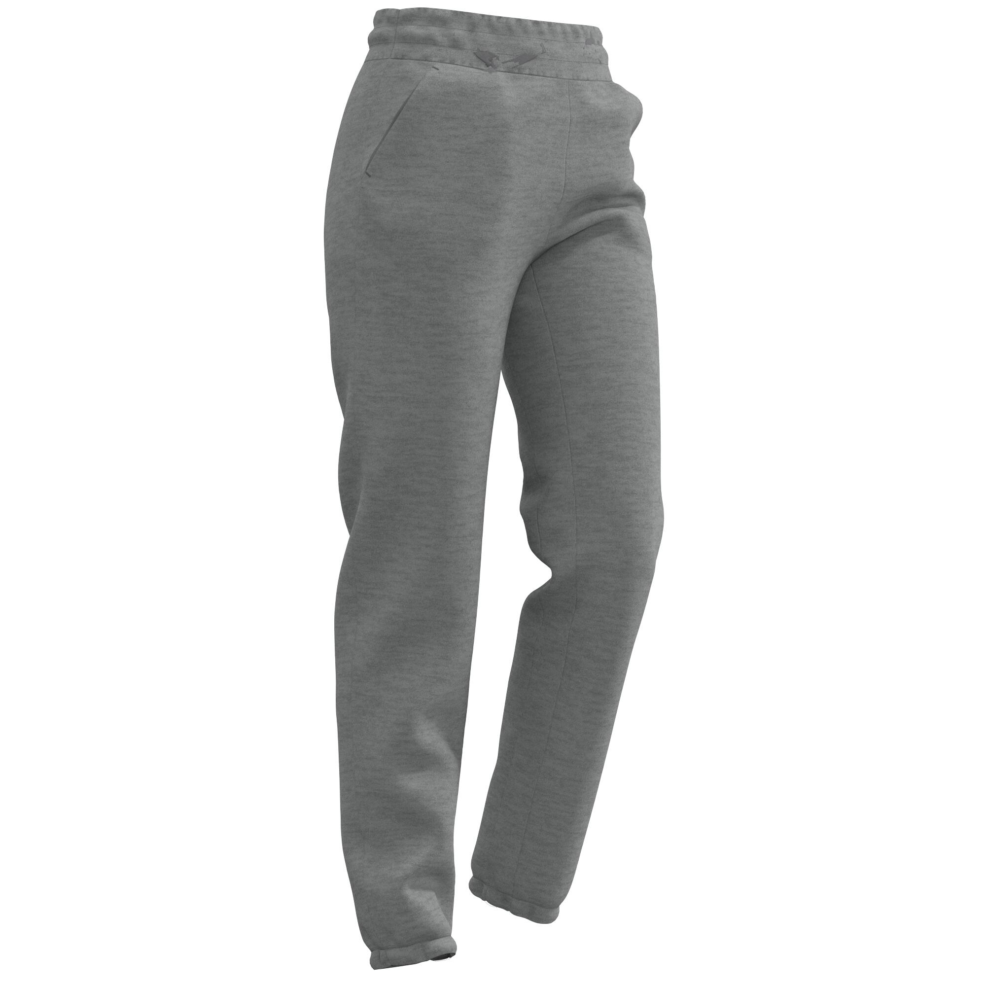 Pantalón Jogger Fitness 500 Mujer Gris Slim 7/7