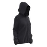 Women Sweatshirt Jacket With Hoodie For Gym 100-Black