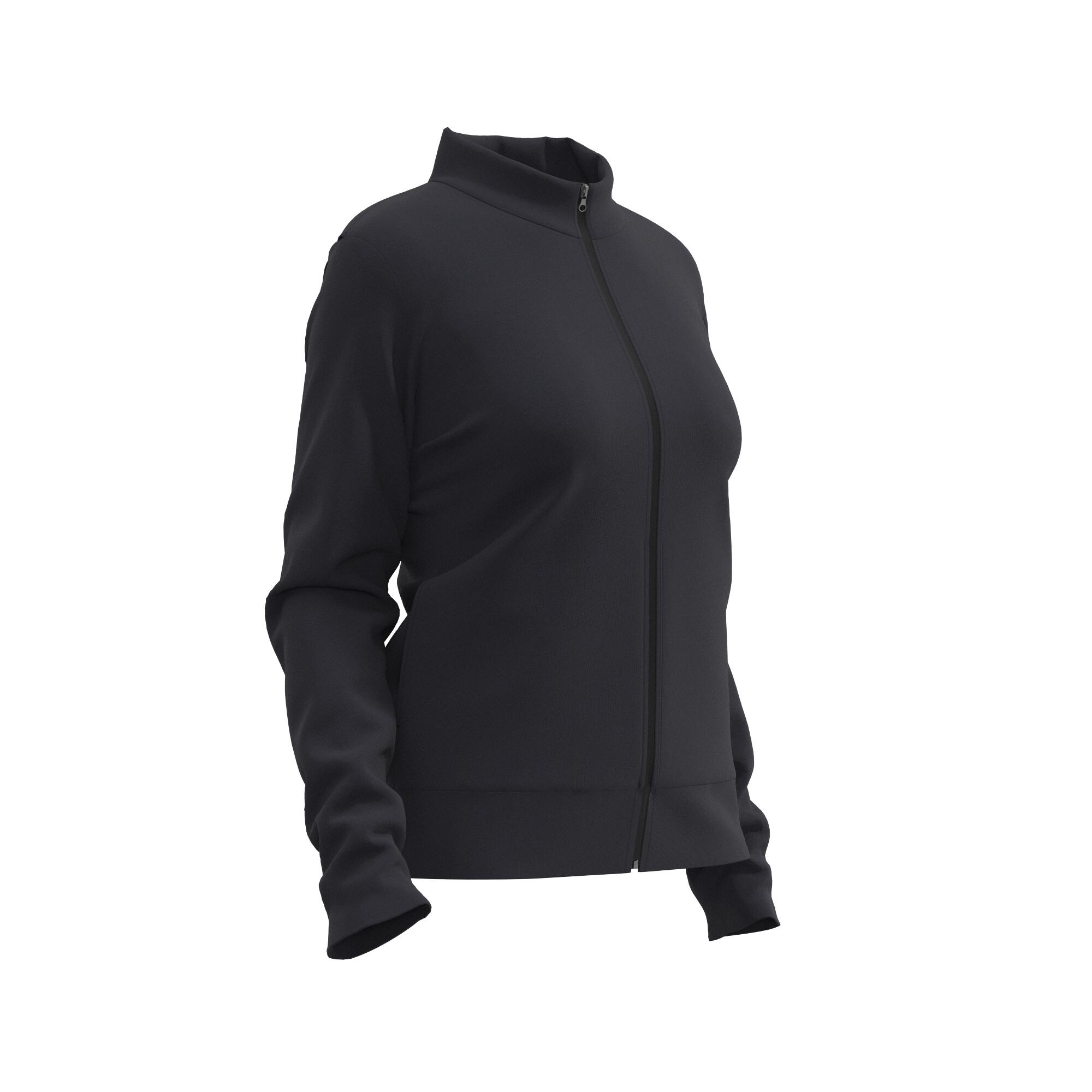 Women's Straight-Fit Zip-Up Sweatshirt with Pocket