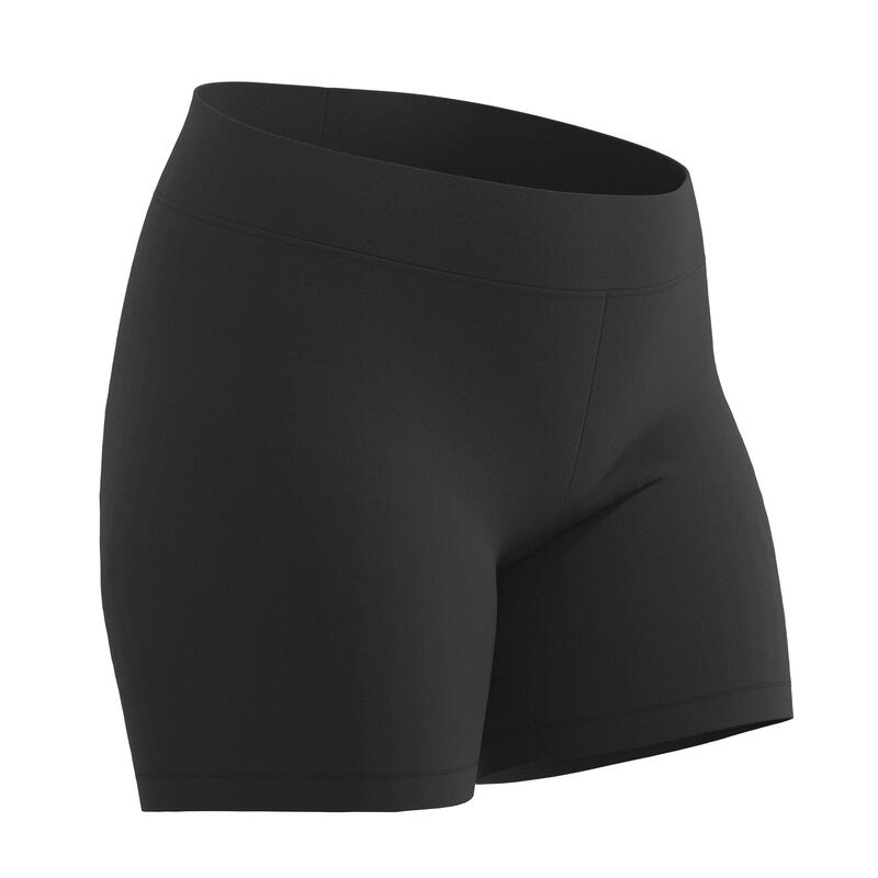 Pantalon scurt Slim 500 Fitness Negru Damă