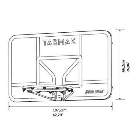 Backboard & Rim AS B500 Box