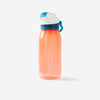 Fahrrad-Trinkflasche mit Trinkhalm Kinder 3-6 Jahre 350 ml rosa