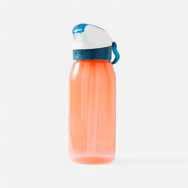 BTWIN BOTELLA PARA BICICLETA 350 ML BOMBILLA ROSADO