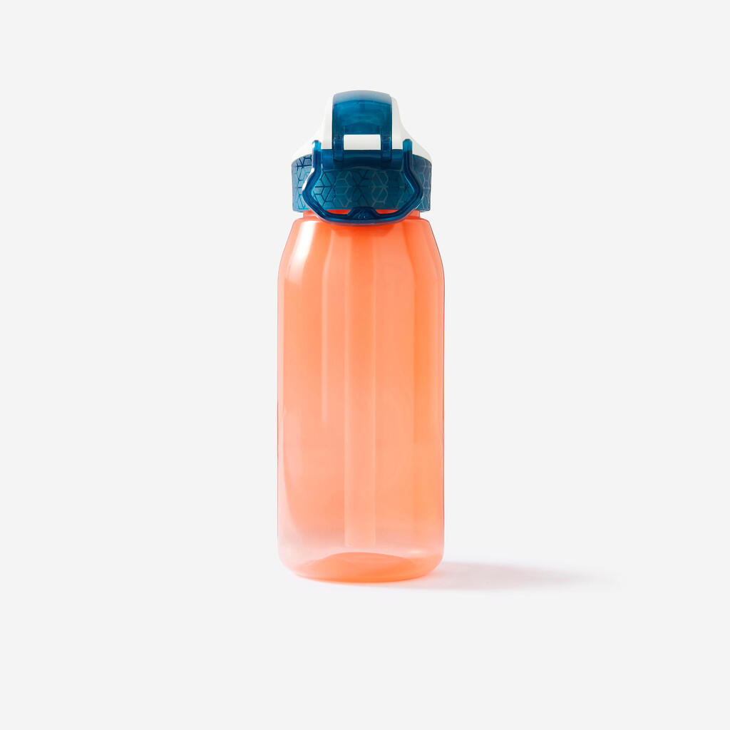 Cyklistická fľaša so slamkou pre deti od 3 do 6 rokov 350 ml ružová