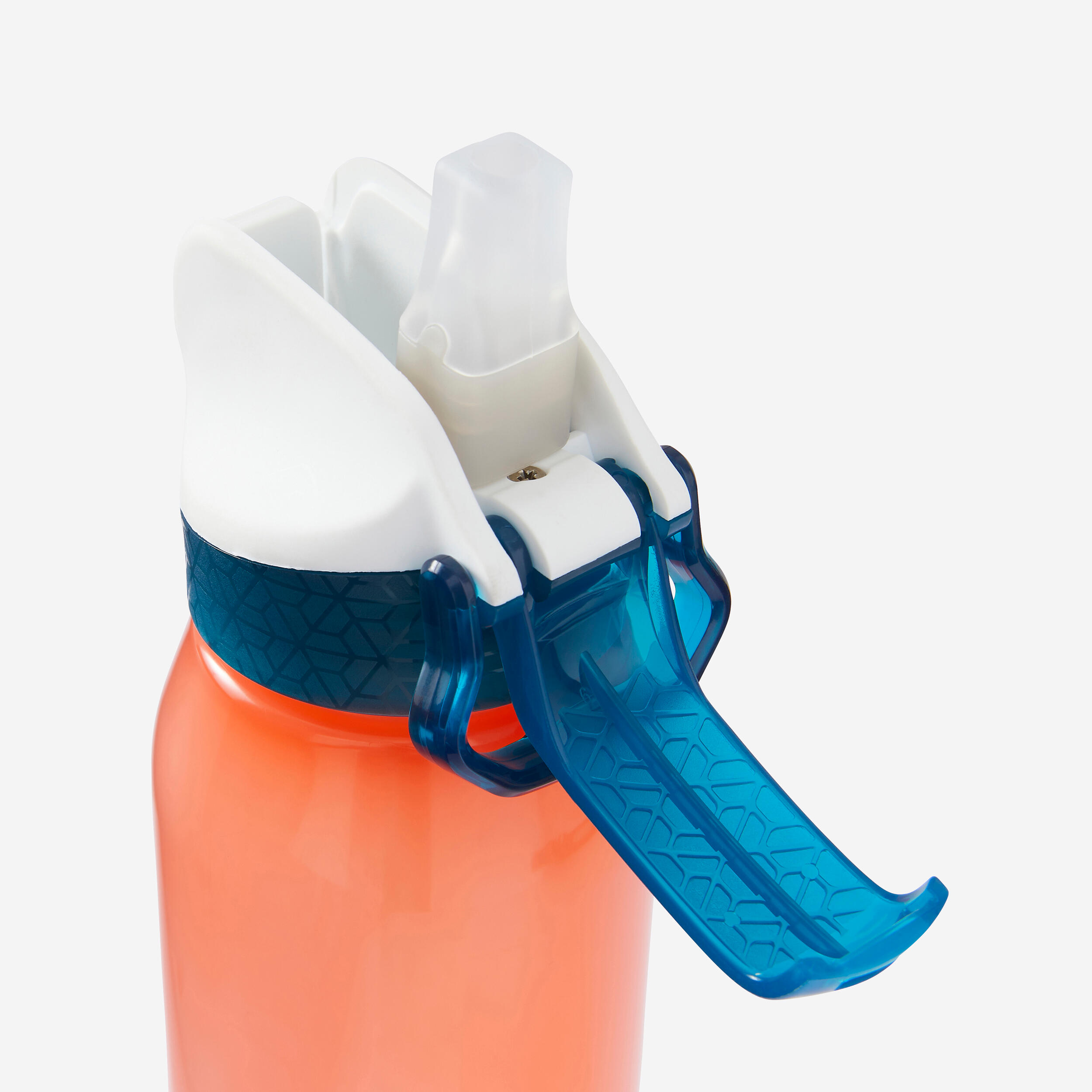BOTELLA PARA BICICLETA 350 ML BOMBILLA ROSADO 3/5