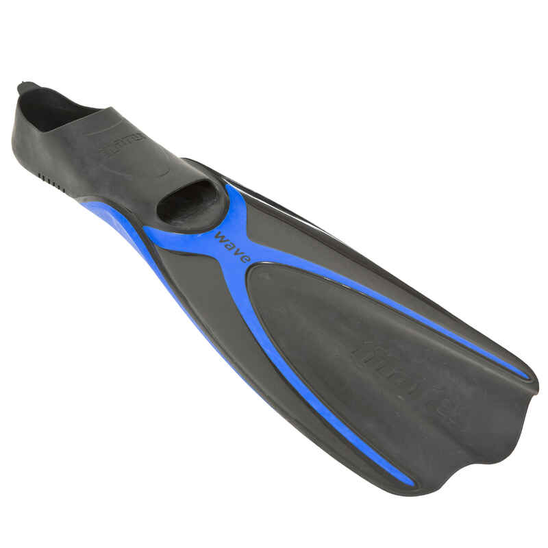 Wave Diving Fins - Blue - Decathlon