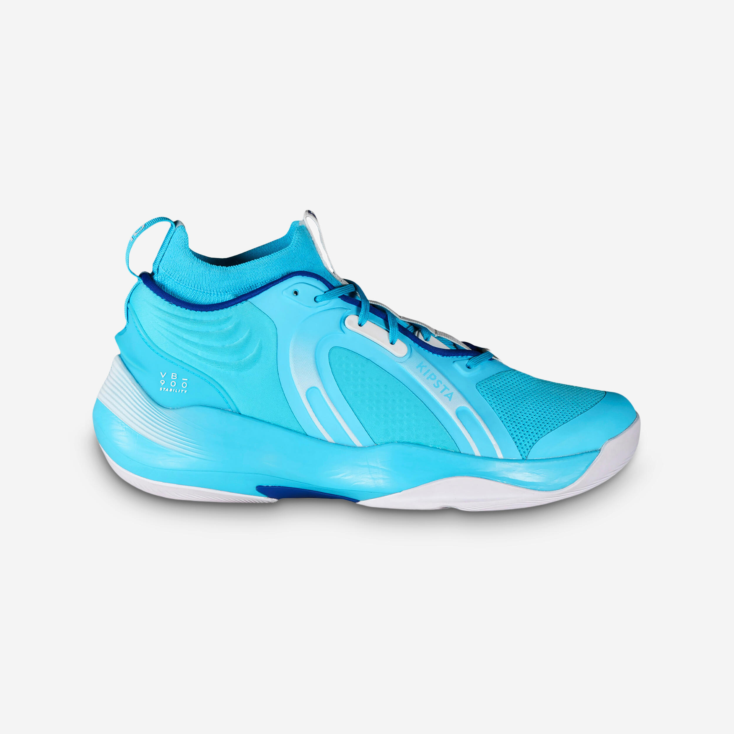 chaussures de volley-ball unisexe - vb900 stability bleu - kipsta