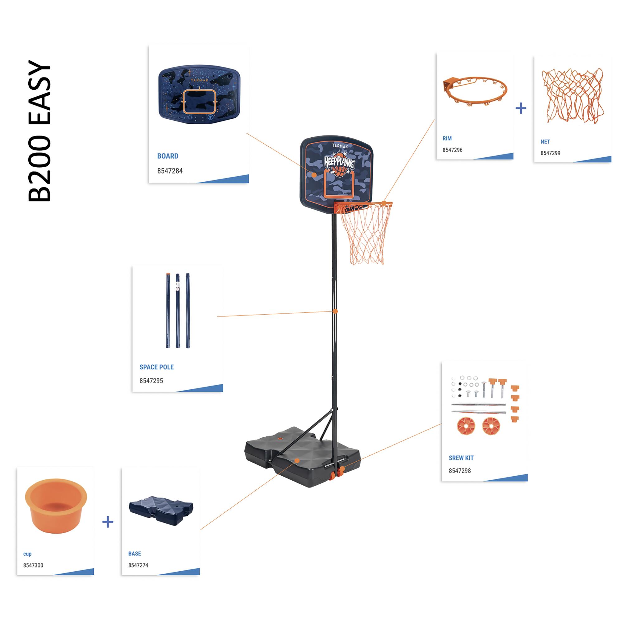 Basketball posts - Space B200 Easy Poles