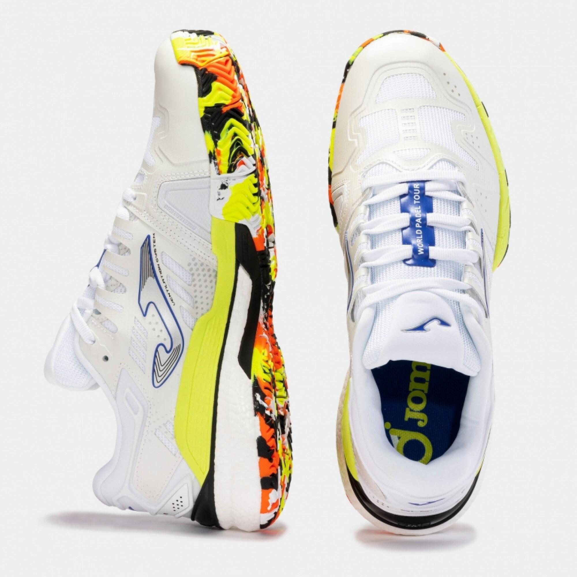 Men's Padel Shoes Slam - White/Blue 2/4