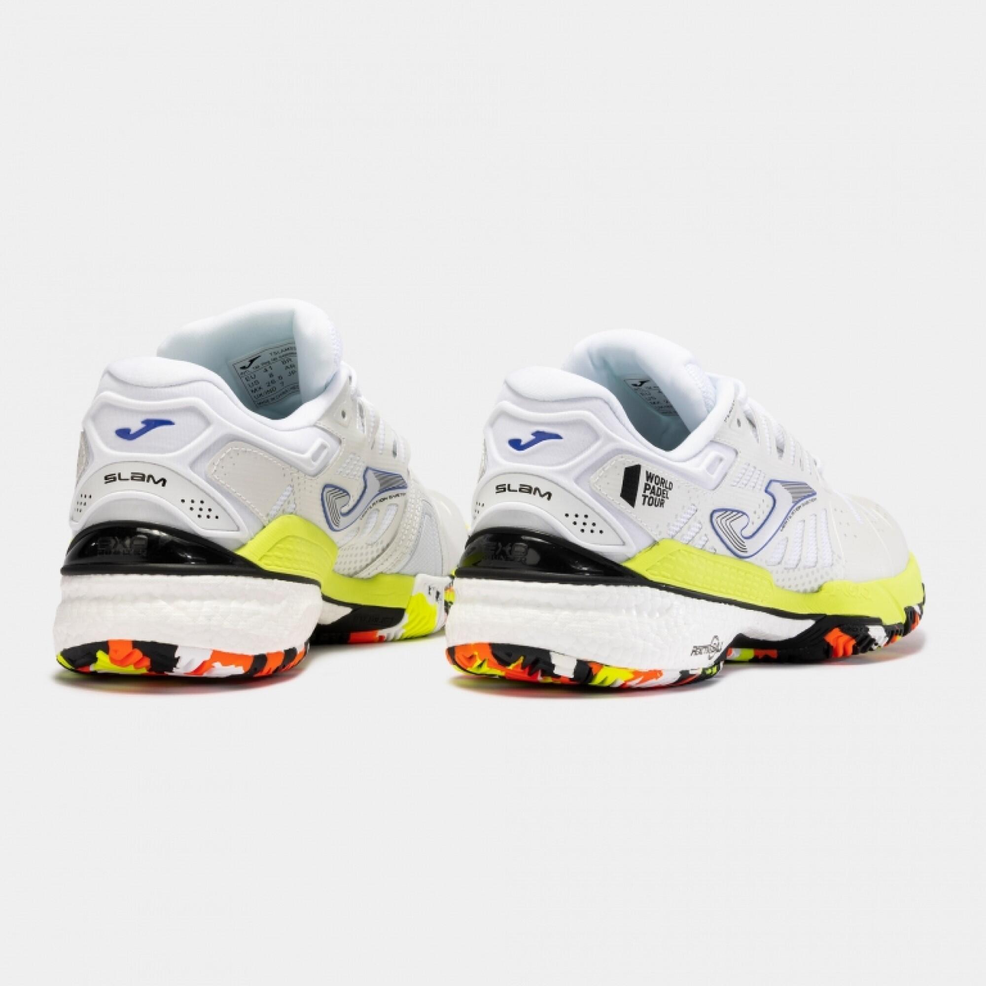 Men's Padel Shoes Slam - White/Blue 3/4