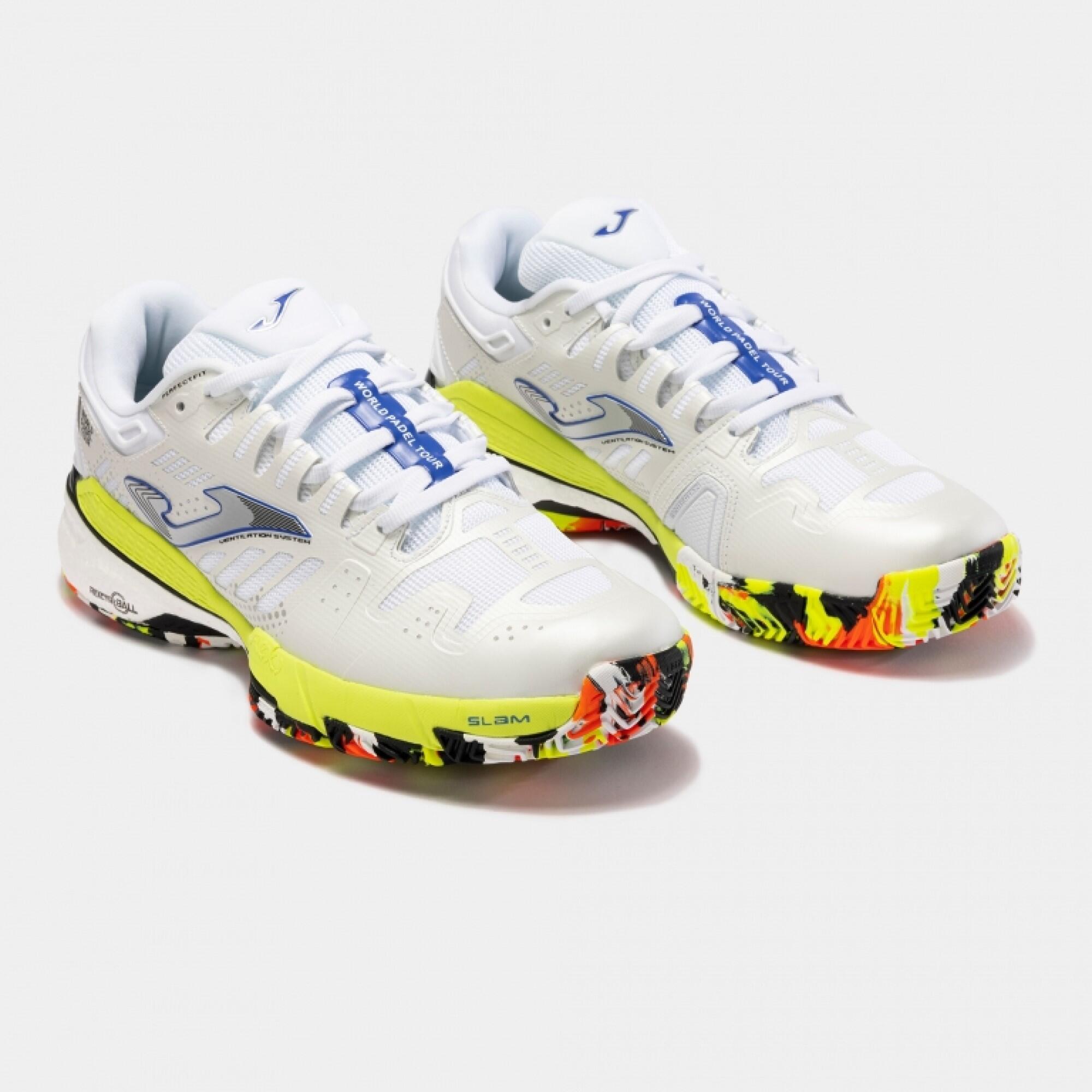 Men's Padel Shoes Slam - White/Blue 4/4