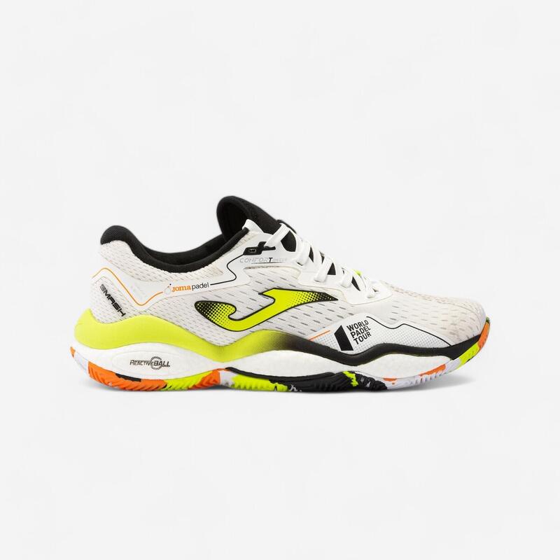 Chaussures de padel Homme - Joma Smash blanc jaune JOMA