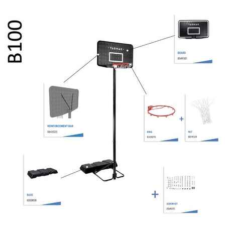 Σετ βιδώματος μπασκέτας B100 Easy