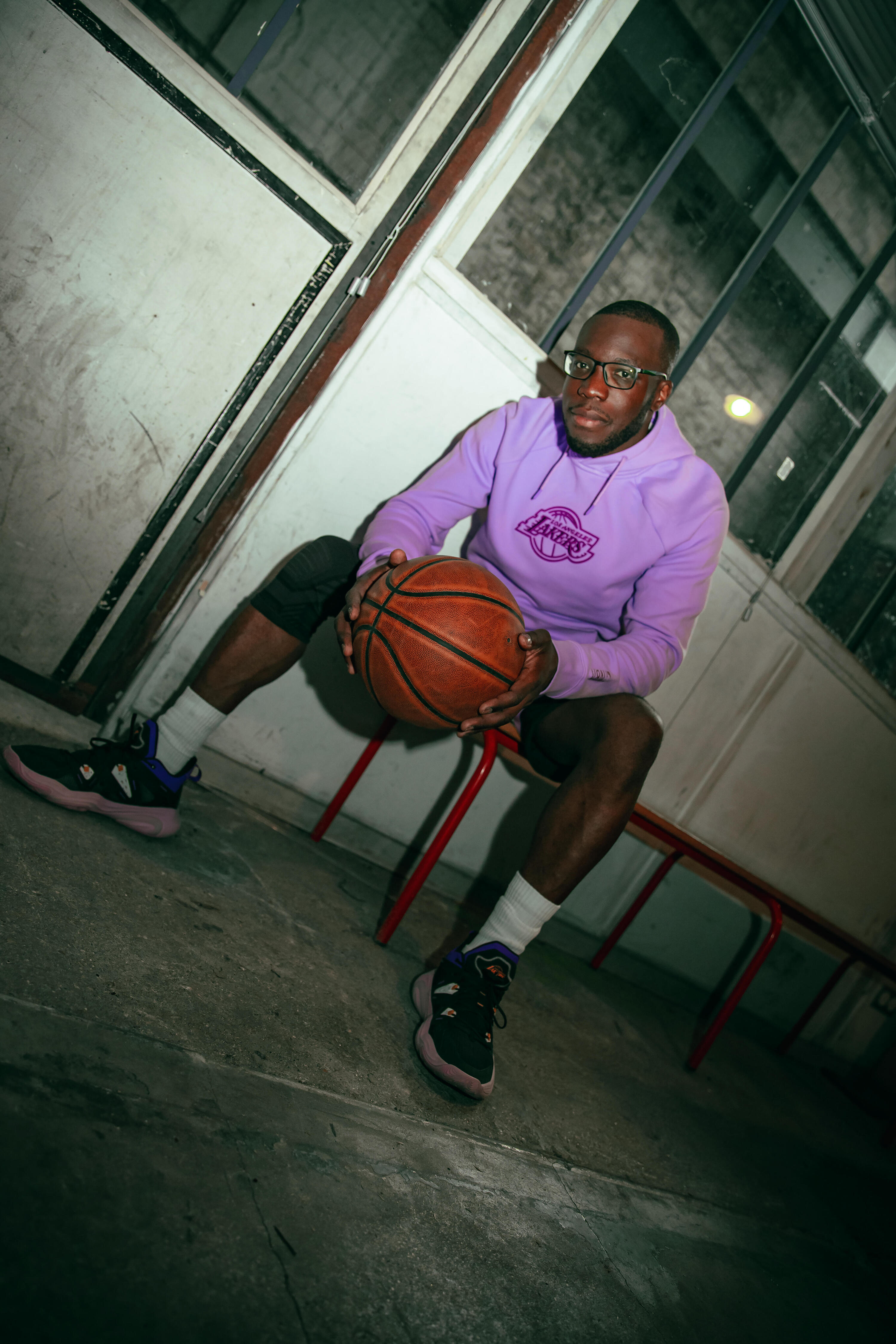 Sweat à capuche NBA Lakers homme femme 900, violet 29/30