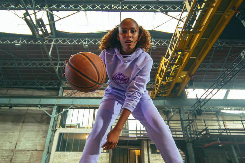 Bluza do koszykówki dla mężczyzn i kobiet Tarmak NBA 900 Los Angeles Lakers