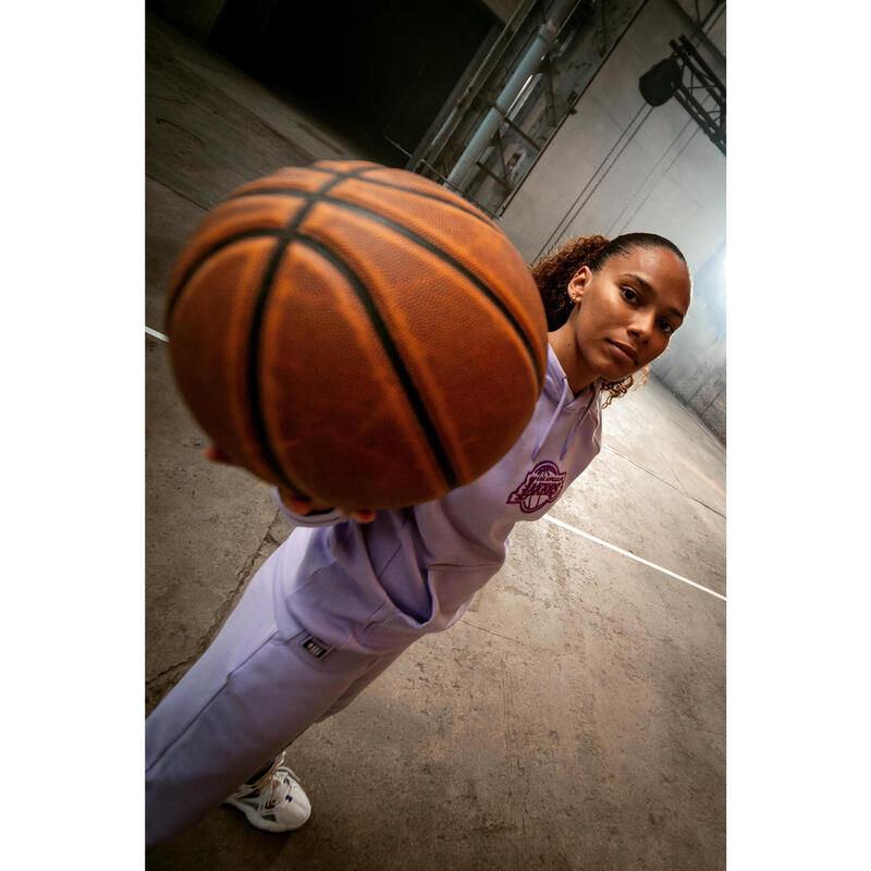 Basketbalhoodie heren/dames 900 NBA Los Angeles Lakers paars