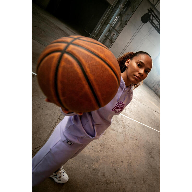 Sweatshirt com Capuz Basquetebol Adulto 900 NBA Los Angeles Lakers Violeta