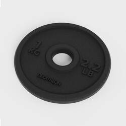 Cast Iron Weight Training Disc Weight 1 kg 28 mm