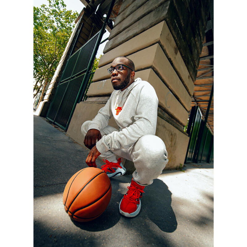 Pantaloni basket adulto unisex P 900 NBA grigi