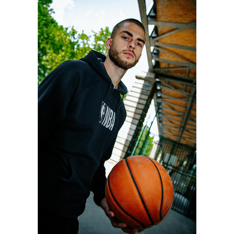 Felpa con cappuccio basket adulto unisex 900 NBA nera
