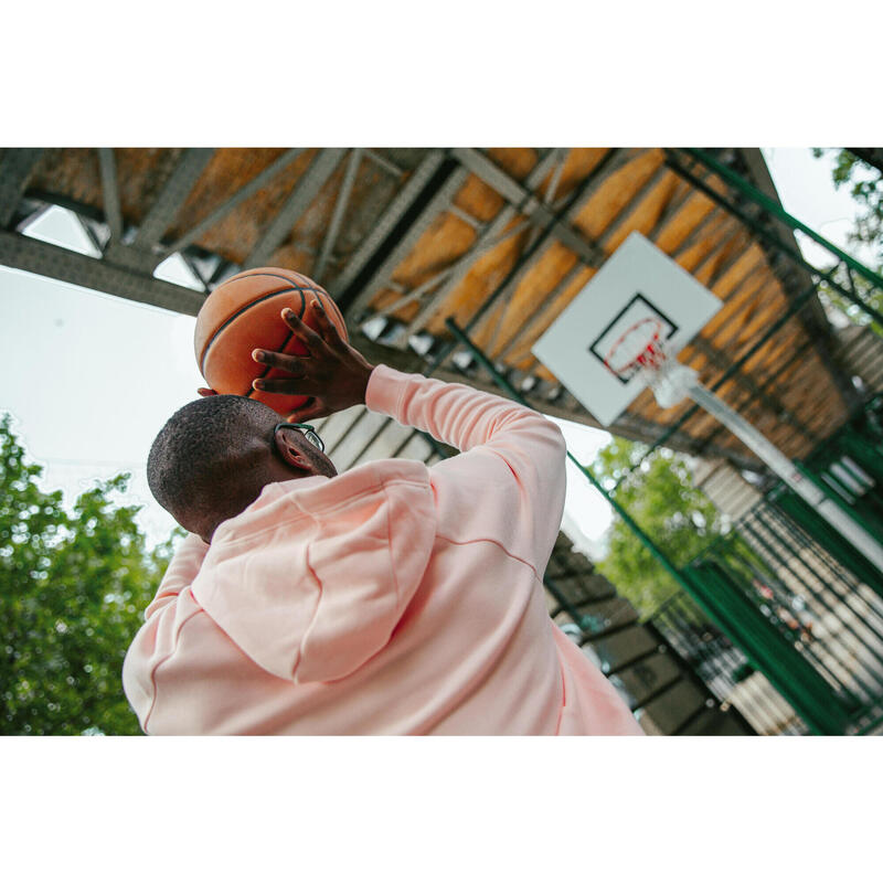 Sweatshirt com Capuz Basquetebol Adulto 900 NBA Miami Heat Rosa