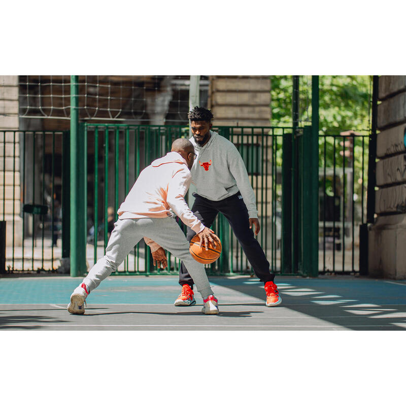 NBA Basketbal hoodie 900 heren/dames Chicago Bulls grijs