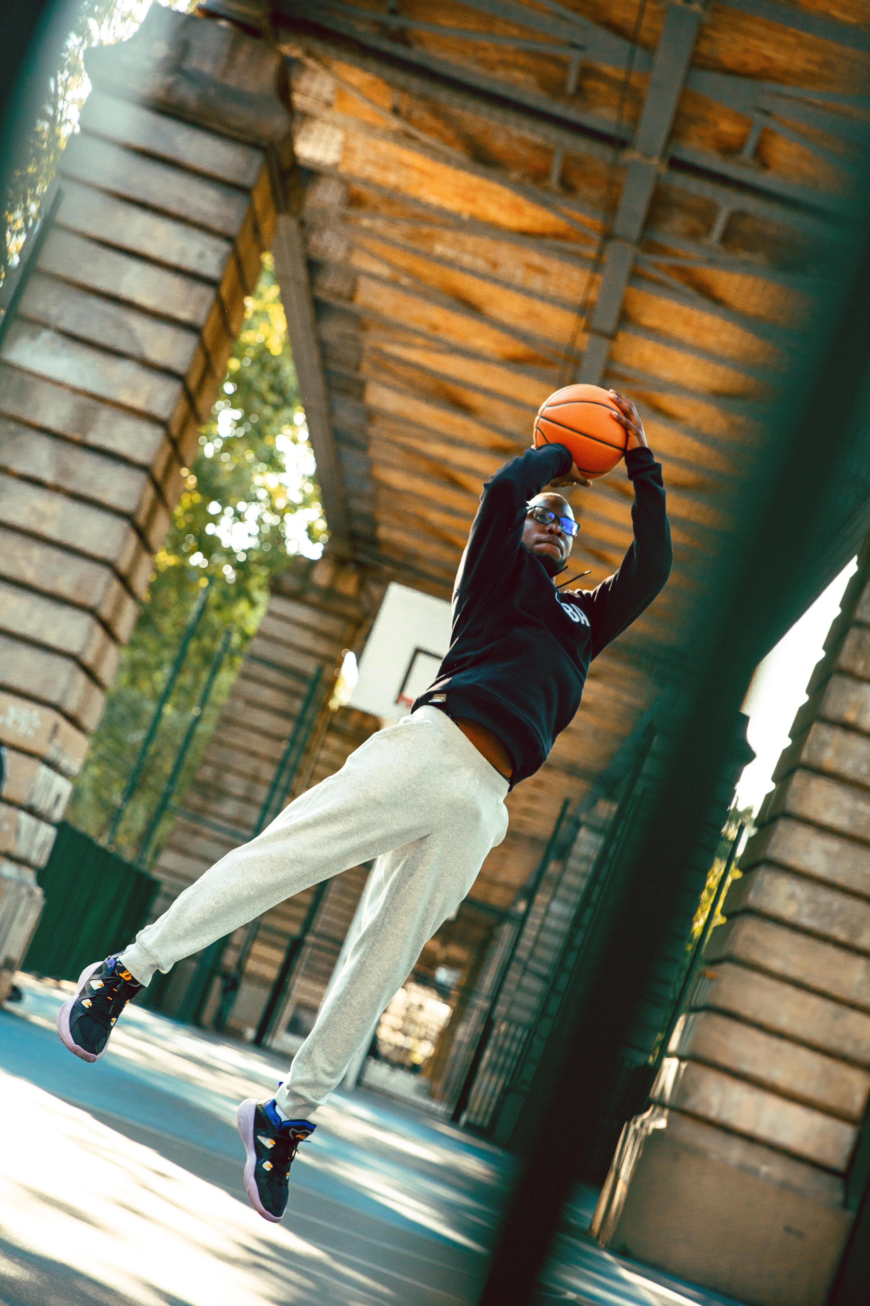 Calças de Basquetebol Homem/Mulher P900 NBA Cinzento 13/16