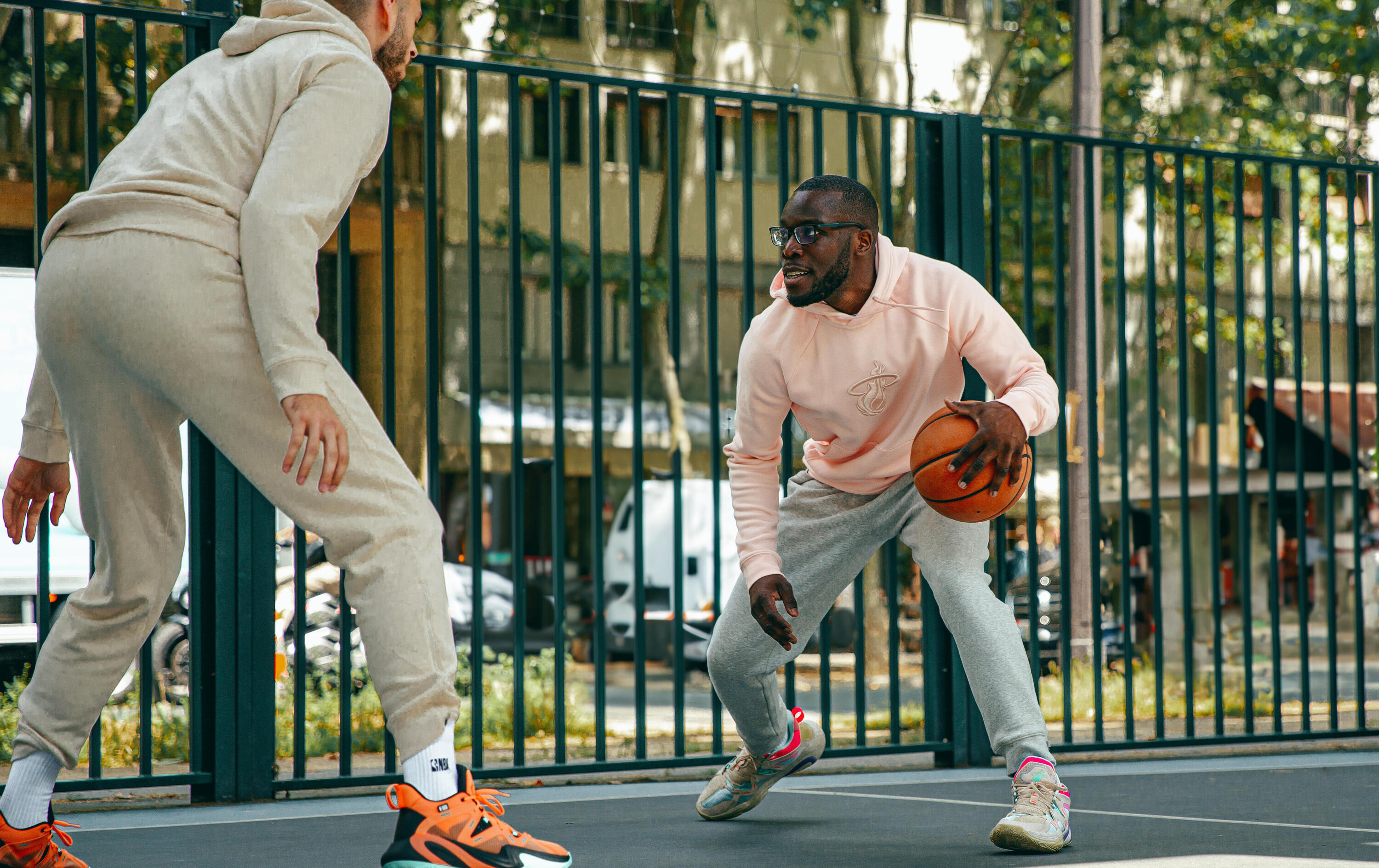 Calças de Basquetebol Homem/Mulher P900 NBA Cinzento 15/16