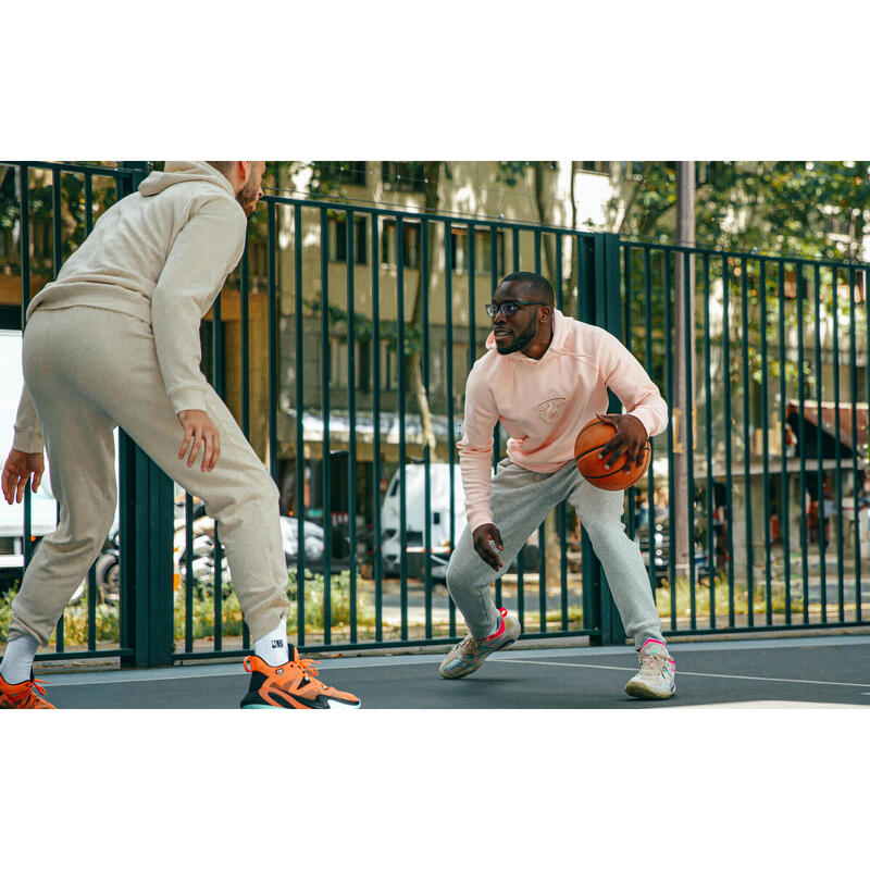 Pantaloni basket adulto unisex P 900 NBA grigi